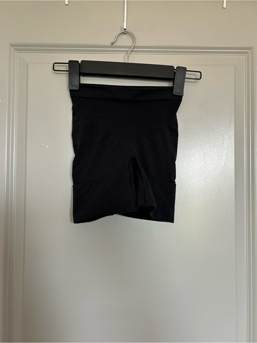 SPANX Black High-Waist Sculpting Bike Shorts
